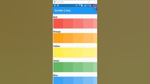 Demo - Scrolling canvas 2 direction for Flutter