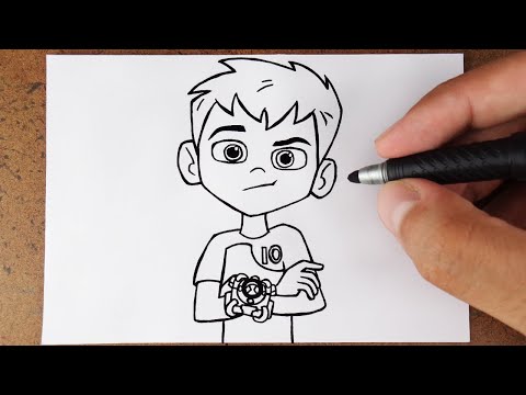 BEN 10 CARTOON NETWORK? VAMOS DESENHAR? DESENHOS FAMOSOS