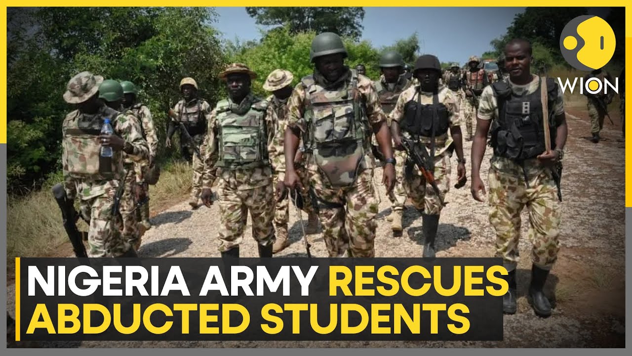 Nigerian army rescues abducted Kaduna students  Latest English News  WION