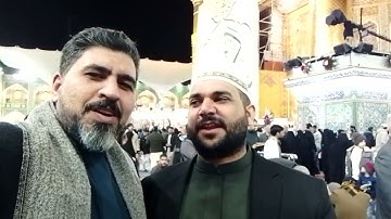 مع قارئ العتبه قاسم الجبوري