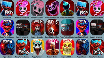 Poppy Playtime Mobile Chapter 1, 2, 3 ,4, 5, 6, 7, 8 | Poppy Playtime 5 Cinematic | Poppy5 De CatWeb