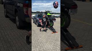 Alien Ramp At The Racetrack