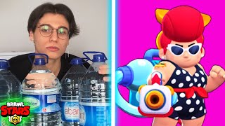 PAM ÇIKARTANA KADAR SU İÇTİM  BRAWL STARS