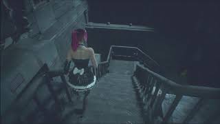 Y Maid Claire Against Pyramid Head In Resident Evil 2 Remake