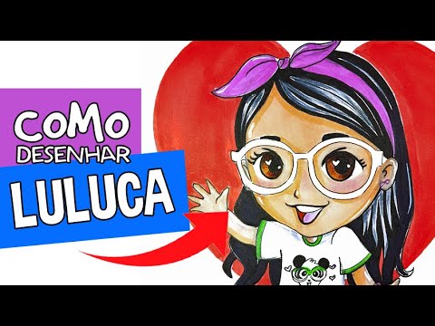 ArteKawaii Aprenda a desenhar e pintar a #Luluca r