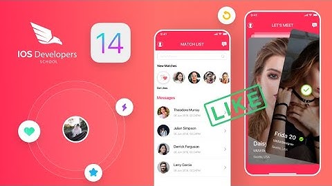 iOS14 Tinder Like Dating application tutorial 14 of 30