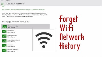 How to Delete Wifi history Network In windows 10 - Free & Easy - Forget wifi
