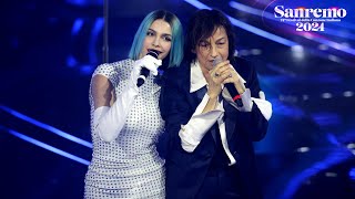 Sanremo 2024 - Rose Villain con Gianna Nannini canta un medley