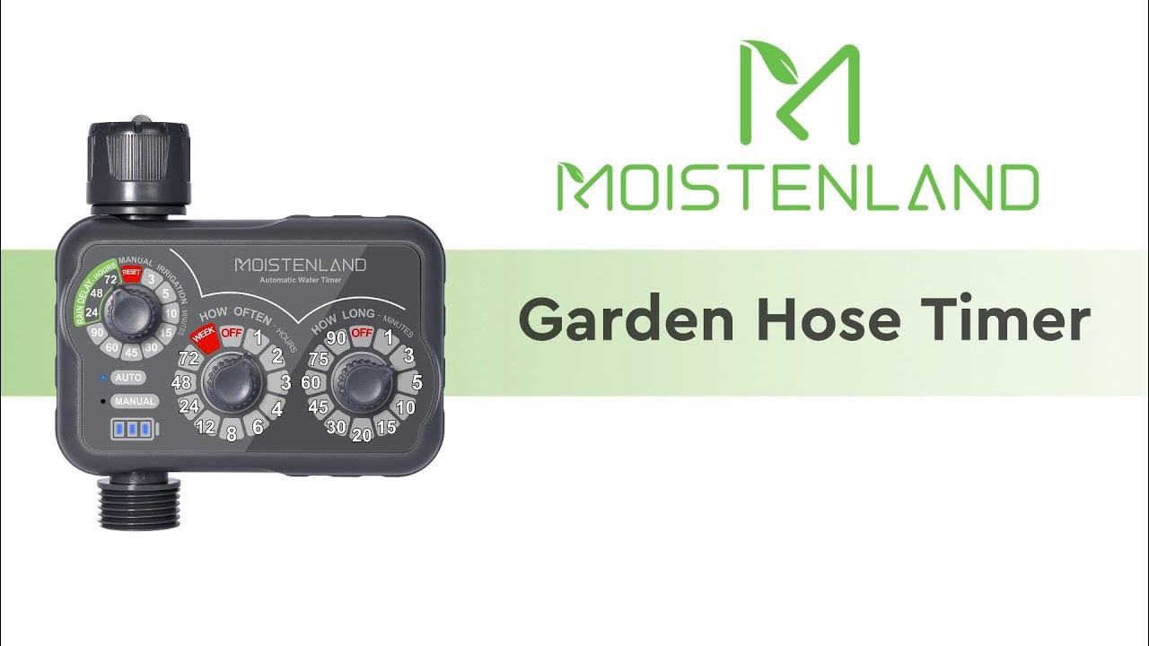 Moistenland 3Dial Faucet Water Timer YouTube