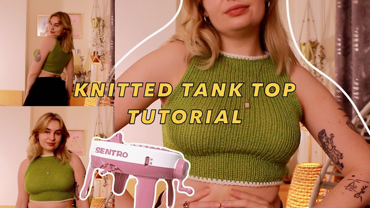 how to: knit a top with the Sentro knitting machine (it's SUPER easy) 💓💫  