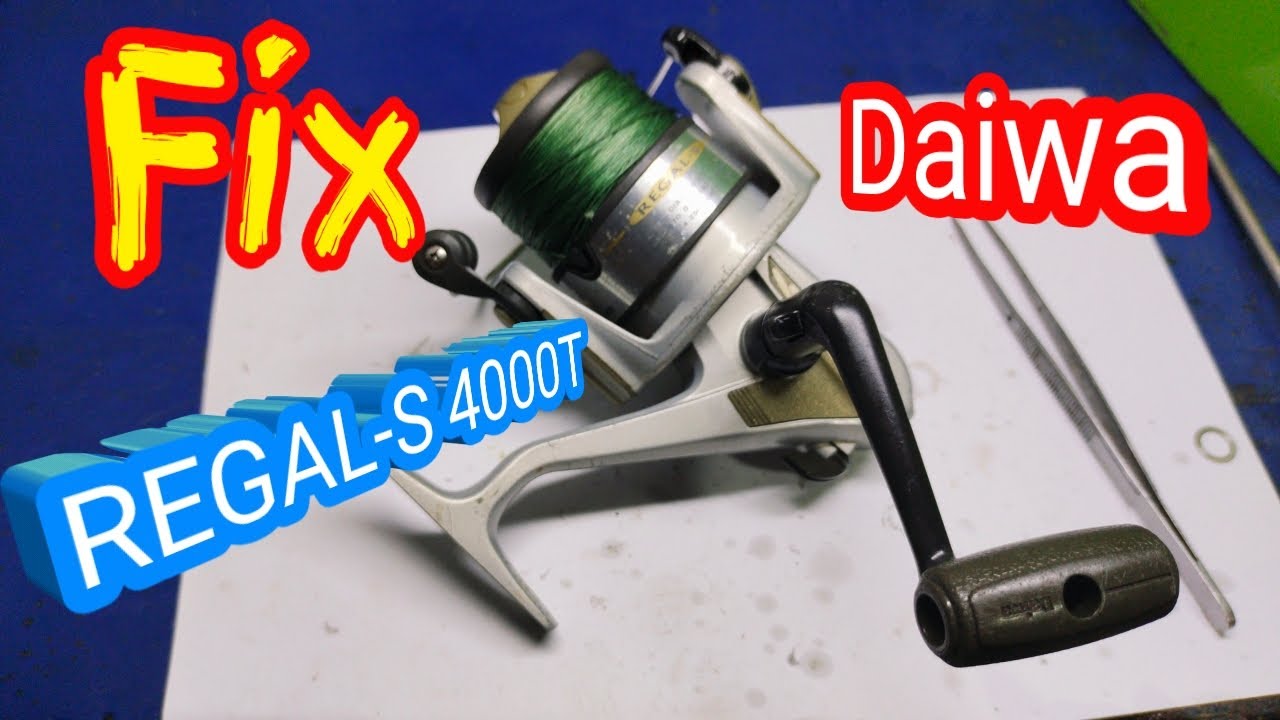 How to fix Daiwa REGAL-S 4000T/How to fishing ,videos fishing