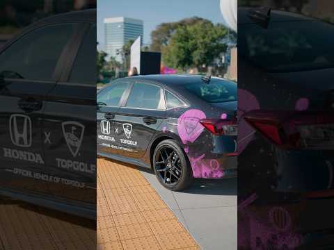 How many Topgolf balls did you spot in the #CivicHybrid Sedan? 