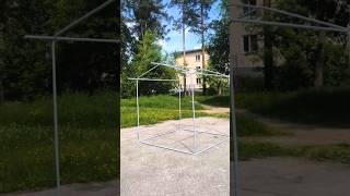 🛠️ Прочный каркас — основа надёжной торговой палатки!