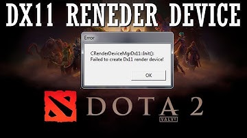 Fix Dota 2 Dx11 Render Device issues | How to Fix Dota 2 Failed to Create dx11 | Simple Solution