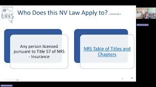 Nevada Assembly Bill 7 (2023) Training Video: Electronic Health Information Requirements