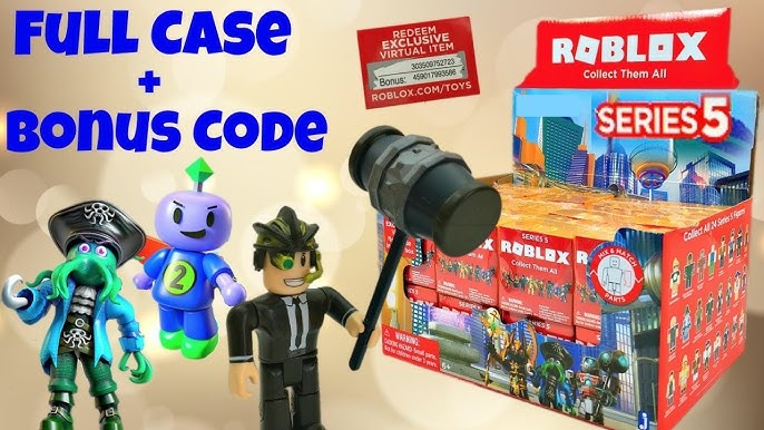 Roblox Series 9 ISLAND ROYALE BUS DRIVER Blind Box NEW+Tropical Battle Axe  Code