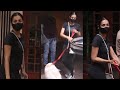 Fitness freak malaika arora spotted with her pet dog at bandra  india9am