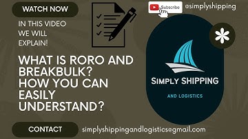 What is RORO and Breakbulk Shipping? A Beginner