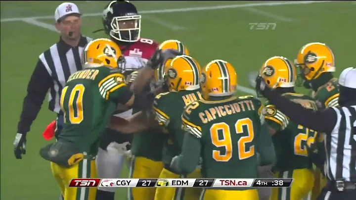 CFL J.C. Sherritt Breaks Single Season Tackle Reco...