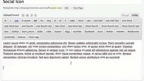 Wordpress Shortcodes Elegant Themes social