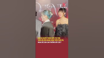 Bạn gái người Trung Quốc Yee Pink sánh đôi bên Quang Đăng trên thảm đỏ | TGT #shorts