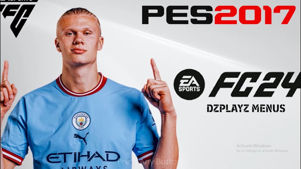 PES 2017 NEW GRAPHIC MENU LIKE EA SPORTS FC 24 FOR ALL PATCH - YouTube