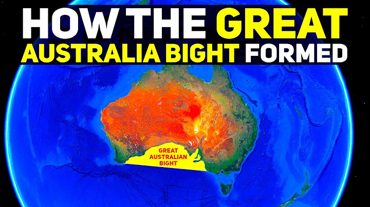 How The Great Australian Bight Formed