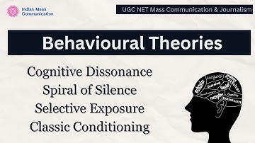 1.12 Behavioural Theories of Media | Media Theory | UGC NET Mass Communication |CUET PG| COQP17