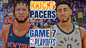 KNICKS vs PACERS GAME 7 - 2024 NBA PLAYOFFS EAST SEMIFINALS - NBA 2K24 (PS5) [4K UHD]