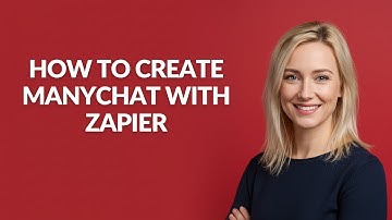 How to Create Manychat with Zapier - Julia