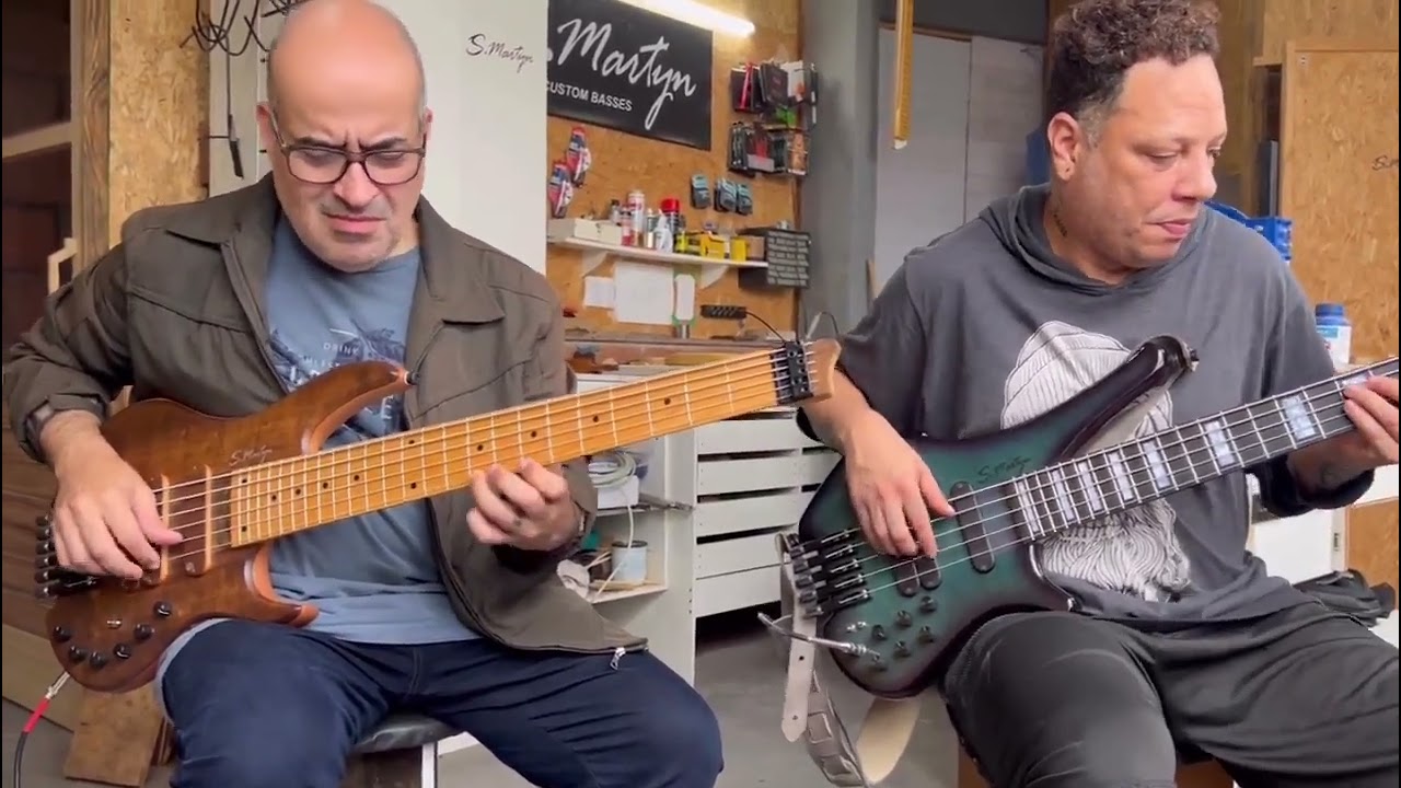 S.Martyn Fluence 6 cordas e  Blaze de 5 cordas