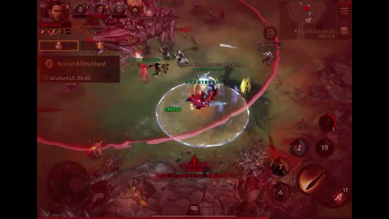 Diablo immortal XII￼ vs Last ix Boss 25th December 25 Hemlir Server 