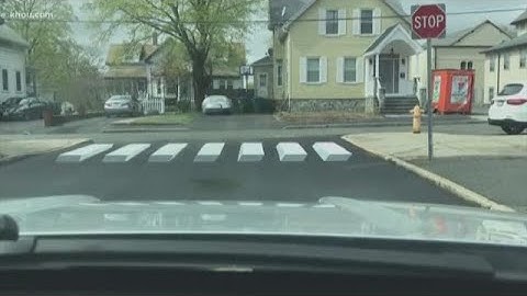 Students design 3D crosswalk in Massachusetts
