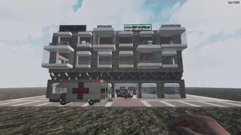 7 Days to Die The Shoppingcenter Prefab Walkaround A17 Vanilla GMV