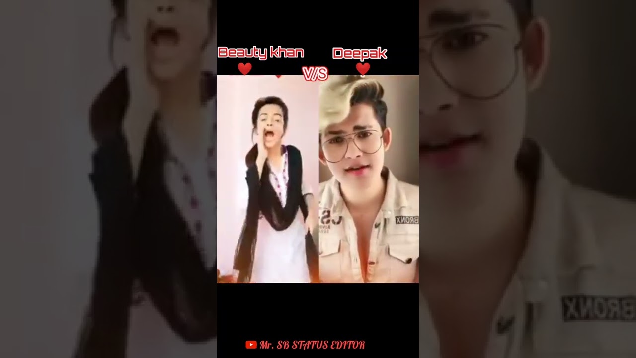 Beauty Khan Vs Deepak New Tiktok video