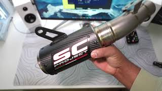 ZX6R 2024 to 2026 Exhuast Unboxinng | SC Project CR T- Carbon