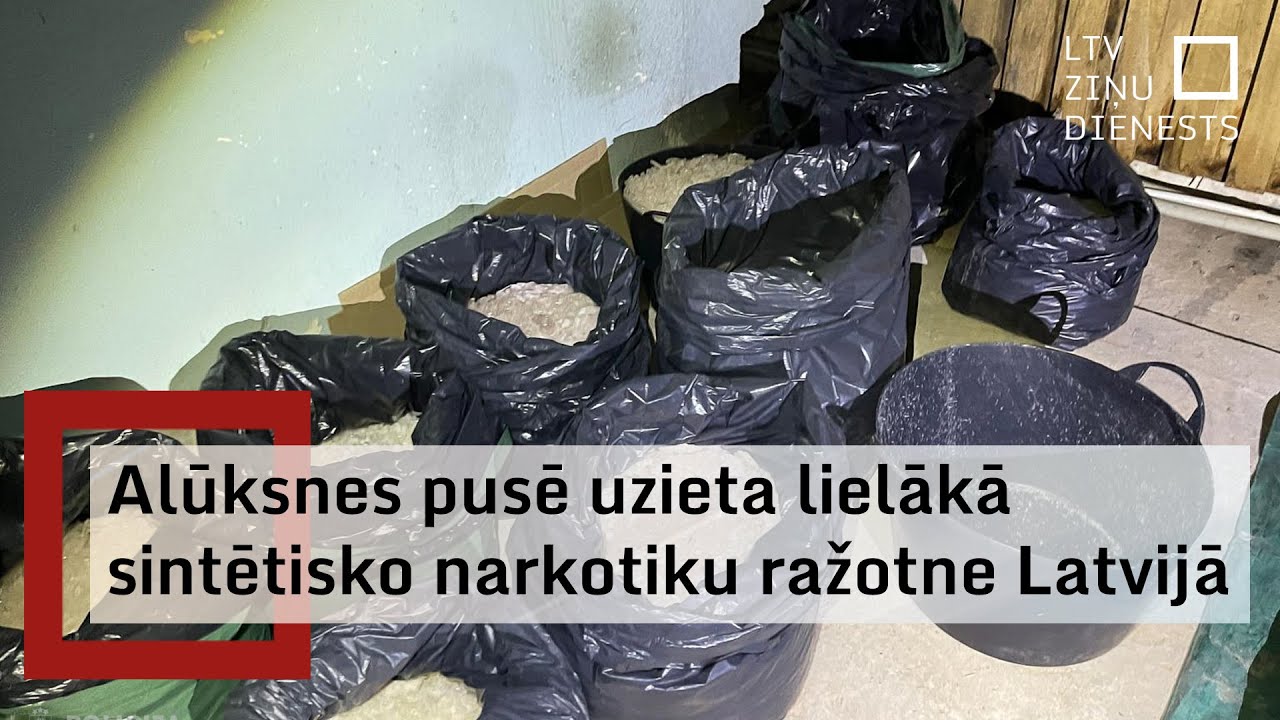 Alūksnes pusē uzieta lielākā sintētisko narkotiku ražotne Latvijā