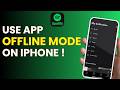 How To Use Spotify in Offline Mode on iPhone !