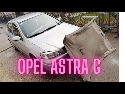 Opel Astra G HEADLINER How to remove. DIY