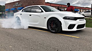 This Dodge Charger ScatPack WideBody Did A Crazy Burnout!!!!!