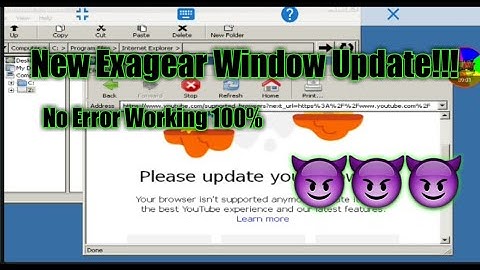 Exagear Window New Update !No Error Fast Program For Run .Exe