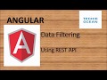 ANGULAR 15 : DATA FILTER USING REST API