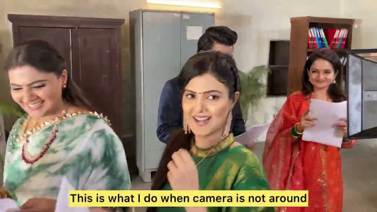 #vlog / A Day With Tera Mera Saath Rahe Actors /outdoor shoot masti