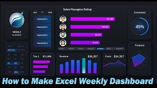 How to Create a Weekly Sales Dashboard in Excel to Rank Sellers by Revenue