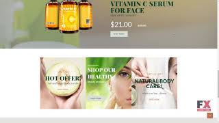Cosmetics Store Responsive MotoCMS Ecommerce Template TMT Lorin Dave