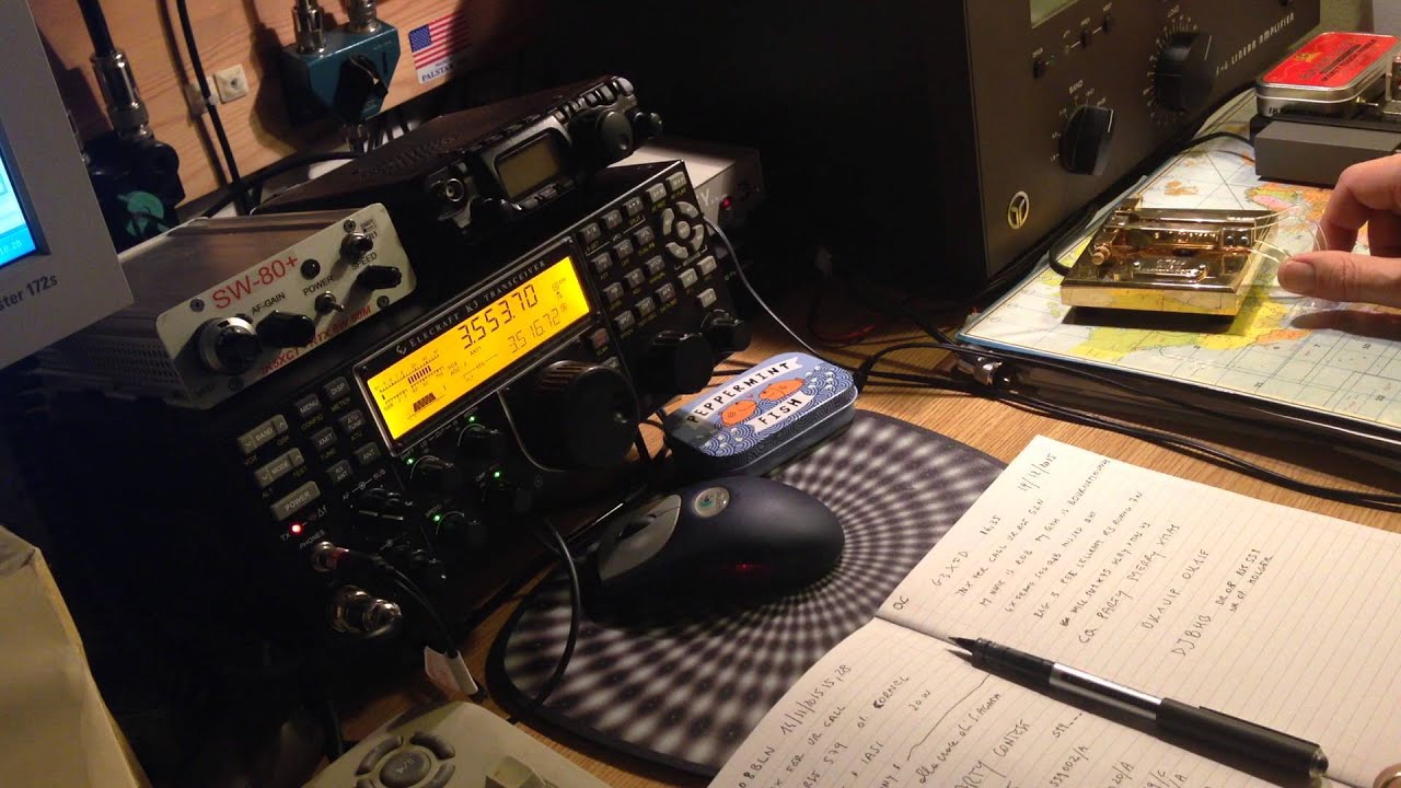 Sound of CT599 Paddle CW in QSO by Ik5xct (FULL)