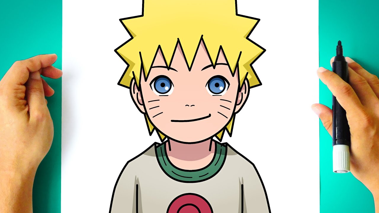 Como DESENHAR o NARUTO - Como DIBUJAR a NARUTO - How to DRAW