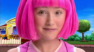 every episode of lazytown but only when they say 