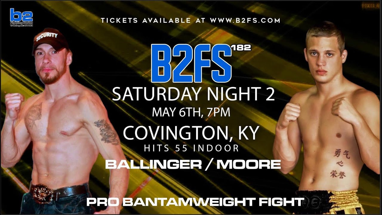B2 Fighting Series 182 Daniel Moore vs Doug Ballinger 135 Pro