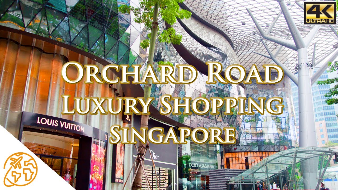 Orchard Road Singapore Luxury shopping street walking tour Travel Video  Singapore Attractions 